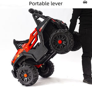 Kids Afstandsbediening <span class=keywords><strong>2</strong></span> Seat 12V Retro Rubber Banden Elektrische Rit Op Auto/Kinderen Batterij Aangedreven Auto Speelgoed - Product Image 2