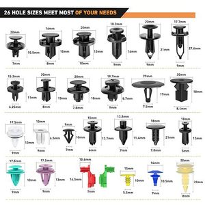 830 Pcs Car Retainer Clips Kit With <b>Tool</b> Case And Screwdriver For Auto Repair - Product Image 3