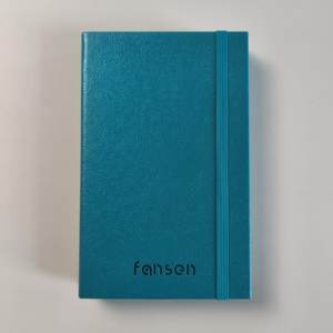 11.5*18cm bán buôn tùy chỉnh PU bìa cứng máy tính xách tay với trở lại Ba khe cắm PU túi màu xanh tinh khiết - Product Image 1