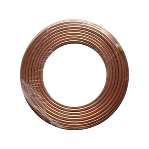 Tubería de <span class=keywords><strong>Cobre</strong></span> para Refrigeración, Tubería de <span class=keywords><strong>Cobre</strong></span> Flexible, Tubería de Metal Industrial Suave para Aire Acondicionado y Refrigerador - Product Image 5