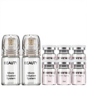 Système de micro-infusion anti-âge pour le <span class=keywords><strong>nez</strong></span> et l'acné, applicateur de sérum pour le visage avec tampon de 0,25 mm pour femme, utilisation à domicile - Product Image 1
