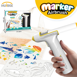 Nuevo Producto, Kit de Aerógrafo para Pintar, Juego de Marcadores de Aerógrafo Eléctricos, Rotulador con Pulverizador de Color a Base de Agua - Product Image 1