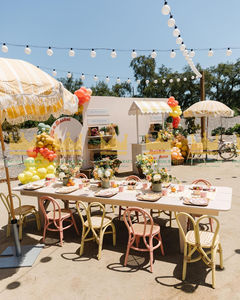 Chaise pour enfants en rotin tissé à la main de qualité supérieure pour les événements, meubles pour enfants en osier naturel pour anniversaire, mariage - Product Image 4