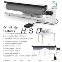 Machine à repasser à vapeur rotative pour draps, idéale pour les blanchisseries commerciales