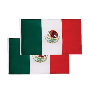 Nuoxin Wholesale Mexican National 100% Polyester 3x5ft Mexico Flag of Mexico