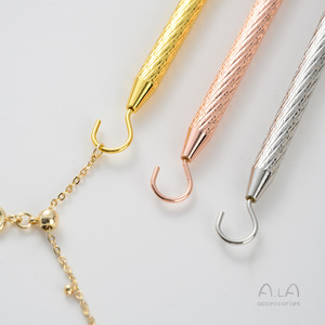 Bracelet à <span class=keywords><strong>enfiler</strong></span> rapidement, crochet auxiliaire, outil magique, bouton, bracelet de poignet, chaîne fine, bijoux en perles - Product Image 1