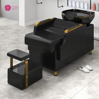 Fauteuil de lavage électrique et lit de lavage en cuir PU écologique Yicheng Beauty pour salon de beauté avec couleur au choix