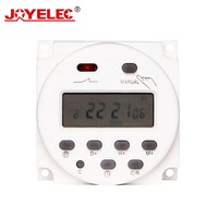 Temporizador Digital CN101A AC 220V, interruptor, 7 días, programable semanal, programador de relé con 4 cables