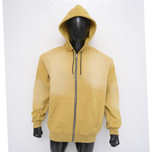 Sweat à capuche ample et personnalisé de haute qualité en polaire épaisse pour l'hiver-sans ficelle - Product Image 3