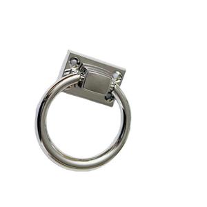 Tirador de Anillo Moderno Minimalista de Aleación de Zinc para Gabinetes, Herraje Duradero para Muebles en Color Cromo A2166 - Product Image 5