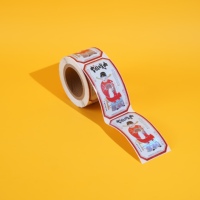 PP Adhesive Sticker Printing Custom Logo Barcode Roll Labels Waterproof Eco-Friendly Ink Jet Label for Gift & Craft