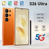 Smartphone S26 ULTRA 5G LTE, écran OLED 7,3 pouces 144 Hz, appareil photo 108 MP, batterie 8000 mAh, 1 To de ROM, processeur octa-core, double SIM CDMA, espagnol, anglais