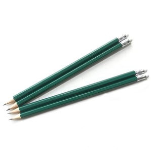Classical Green Color Design Black HB Lead Custom Your Logo Promotional Office School Using Cheap Bulk Wooden <strong>Pencils</strong> - Product Image 4