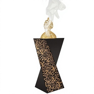 Brûleur d'encens en bois Attrape-cendres en bois Porte-encens artisanal Encensoir en bois naturel Brûleur d'encens rustique - Product Image 1