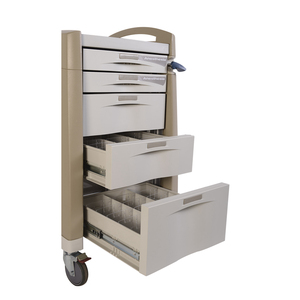 Chariot d'urgence de médecine en plastique ABS d'hôpital Chariot d'urgence Chariot d'urgence médicale - Product Image 6