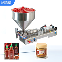 Machine de mise en conserve de sauces liquides très vendue, machine de mise en conserve de beurre de cacahuète et de ketchup en bouteille
