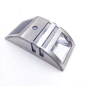 Lámpara Solar de Pared para Exteriores con Sensor de Movimiento, 2 LED, Blanco Cálido, Impermeable, de Acero Inoxidable, Certificación RoHS, para Hogar y Jardín - Product Image 5