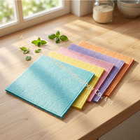 Chiffon de nettoyage multi-usages en viscose non tissée aiguilletée, respirant, super absorbant et écologique pour cuisine et salle de bain