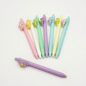 Stylo bille à clip fantaisie motif fleur dessin animé coloré et mignon - Product Image 4