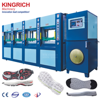Machine à chaussures de moulage par injection EVA/FRB Double couleur entièrement automatique de haute qualité marque KINGRICH 250 paires/heure 320V