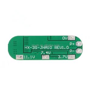 3S 12V 18650 10A BMS เครื่องชาร์จแบตเตอรี่ลิเธียมไอออน แผงวงจรป้องกันแบตเตอรี่ 10.8V 11.1V 12.6V แบตเตอรี่สีฟ้า - Product Image 6