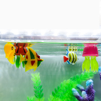 Vif Paysage Aquarium Ornement Décoration Poisson En Plastique Flottant Poissons Artificiels Petit Poisson Tropical Simulation