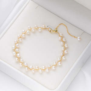 Pulsera de Turmalina Ajustable de Alta Gama para Mujer WENCHI, Joyería de Perlas de Piedra Natural Tejida a Mano, Éxito en Ventas Internacionales - Product Image 1