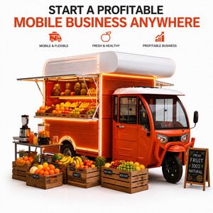 Choisissez ce <span class=keywords><strong>camion</strong></span> de restauration fiable en acier inoxydable pour votre nouvelle entreprise. Système d'entrepreneuriat mobile tout-en-un, longueur 3,5 m - Product Image 1