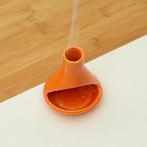 Plateau <span class=keywords><strong>de</strong></span> combustion en céramique blanc et orange pour Palo Santo du Pérou, brûleur d'encens portatif, support pour <span class=keywords><strong>sauge</strong></span> et Palo Santo - Product Image 6