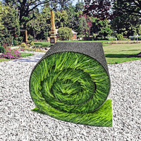 Revêtement de sol extérieur en plastique imperméable, hauteur de pile 20 mm et 10 mm, gazon synthétique souple pour terrains de football, de hockey et de putting green