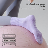 Calcetines Deportivos de Yoga y Pilates JSTAR Personalizados con Bordado, MOQ Bajo, Premium, Antideslizantes, de Algodón con Agarre para Mujer