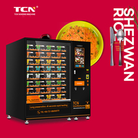 Distributeur automatique de nourriture chaude TCN, micro-ondes, distributeur de collations à monnayeur pour bureau, école, cantine