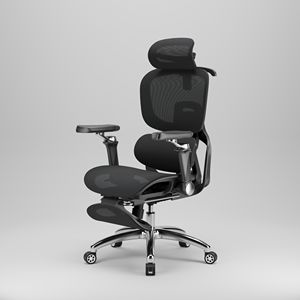 Silla de Oficina Ergonómica Anji con Logotipo Personalizado, Reposabrazos Ajustables, Malla Transpirable, para Juegos de PC, con Soporte para Pies - Product Image 2