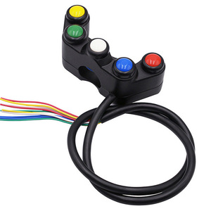 Interruptor de Motocicleta Mochi de Cinco Funciones, Impermeable, Modificado para Uso en Pistas de Carreras - Product Image 3