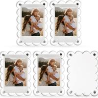 Cadre magnétique pour réfrigérateur en acrylique, aimant photo double face, adapté aux appareils photo Fujifilm