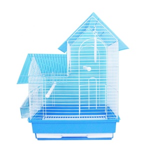 Double Layer Luxury Durable Eco-Friendly Stainless Steel Wire Bird Cage for Lark Budgie <strong>Parrot</strong> Lovebird-<strong>Wholesale</strong> - Product Image 4