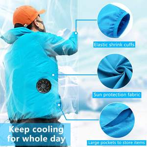 Cool Vest Cooling Fan <b>Jacket</b> Air Conditioned Clothes Cooling Vest for <b>Men</b> Women Working Outdoor Activities - Product Image 2