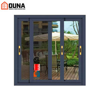 Ventanas Corredizas de Aluminio Residenciales OUNA, Resistentes a Huracanes, Diseño Moderno, Doble Acristalamiento Templado, Ventanas de Aluminio Personalizadas