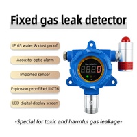 Detector de gas a prueba de explosiones 4-20mA CH4 LPG LEL Sensor de alarma de gas combustible