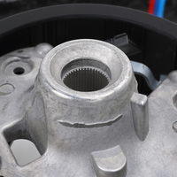 Volant en cuir semi-perforé personnalisé avec fibre de carbone pour F10 F20 F30 F32 F36 M3 F80 M4 F82 M2 F87 M5 F90 E90 E92