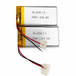 Batterie LiPo ultra-fine 3,7 V 330 mAh 262548, batterie au lithium polymère rechargeable pour appareils électroniques portables - Product Image 3
