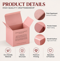 Vente en gros de boîtes d'emballage de bougies pliables de luxe personnalisées de haute qualité pour bougies personnalisées
