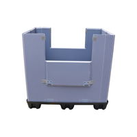 Boîte en plastique ondulé QS en polypropylène boîte de chiffre d'affaires pliable en plastique PP manches en nid d'abeille boîte de stockage de palettes