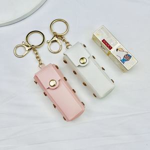 กระเป๋าเก็บพวงกุญแจรูปปากสีแดงแบบพกพาสะดวกกระเป๋าหนังสุดสร้างสรรค์พวงกุญแจรถ - Product Image 5