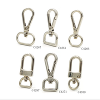 Kait Putar Tahan Lama 41mm, Kait Putar Nikel, Gesper Karabiner, Pengait Paduan Seng untuk Perlengkapan Tas