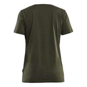 BLAKLADER - 940910424209L Women's t-shirt grit and grind Forest <b>Night</b> - EAN 7330509947098 WORK T-SHIRTS AND POLO SHIRTS - Product Image 3