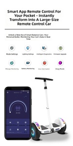 Patinete Eléctrico Inteligente de 10 Pulgadas con Luces LED y Barra de Apoyo Ajustable para Adolescentes, Suministro de Fábrica - Product Image 2