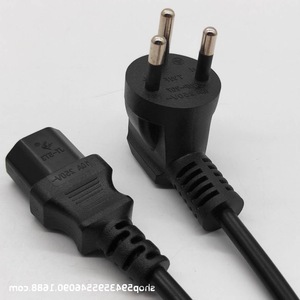 Cable de alimentación CA CEE a IEC 10A 250V con cable de cobre de 0.75 mm² para uso en Tailandia y Laos - Product Image 3
