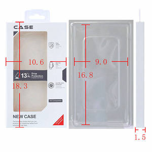 Minimalist Size‑marked Window <b>Paper</b> <b>Box</b> For Magnetic Phone Case Retail Packing - Product Image 2