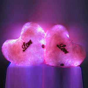 <span class=keywords><strong>Cuscino</strong></span> a Forma di Cuore con LED Multicolore e Luce Lunare - Product Image 3